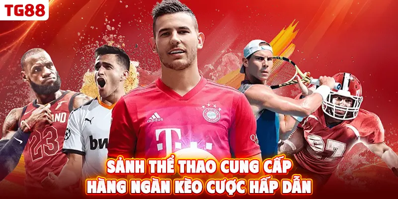 Sảnh thể thao cung cấp hàng ngàn kèo cược hấp dẫn